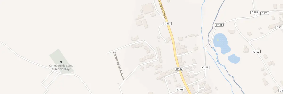 Plan du 367 Res les Acacias à Saint-Aubin-de-Blaye