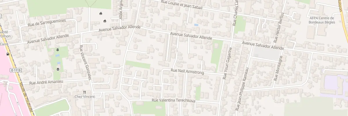 Plan du 137B Av Salvador Allende à Bègles