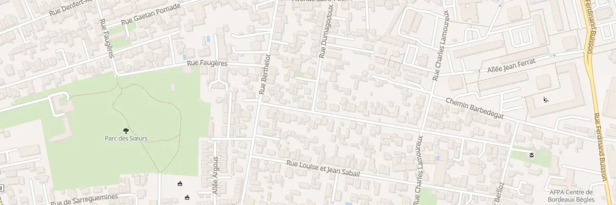 Plan du 55 Rue A et E Dupeyron à Bègles