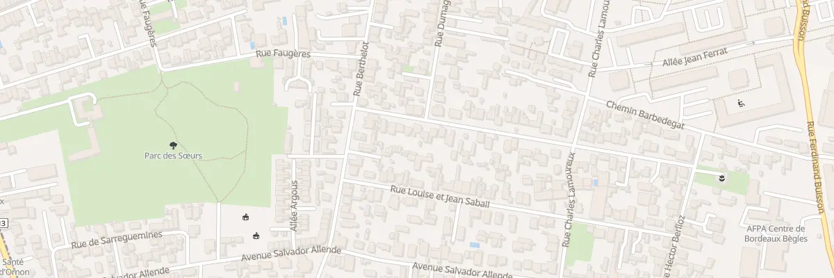 Plan du 58 Rue A et E Dupeyron à Bègles