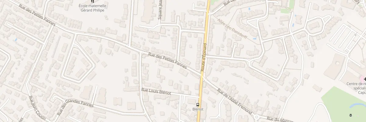 Plan du 6 Rue des petites Pannes à Angers