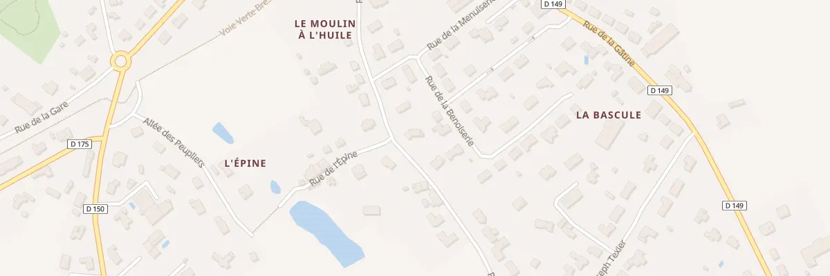 Plan du 21 Rue du Moulin à l’Huile à Courlay