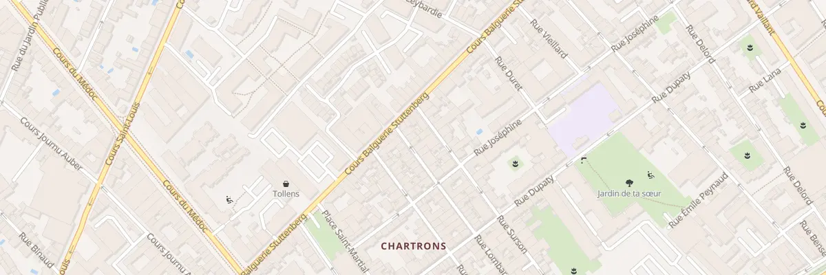 Plan du 85 Rue Lombard à Bordeaux