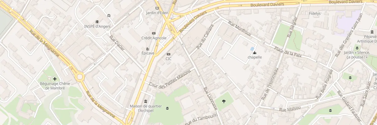 Plan du 57 Rue Lionnaise à Angers