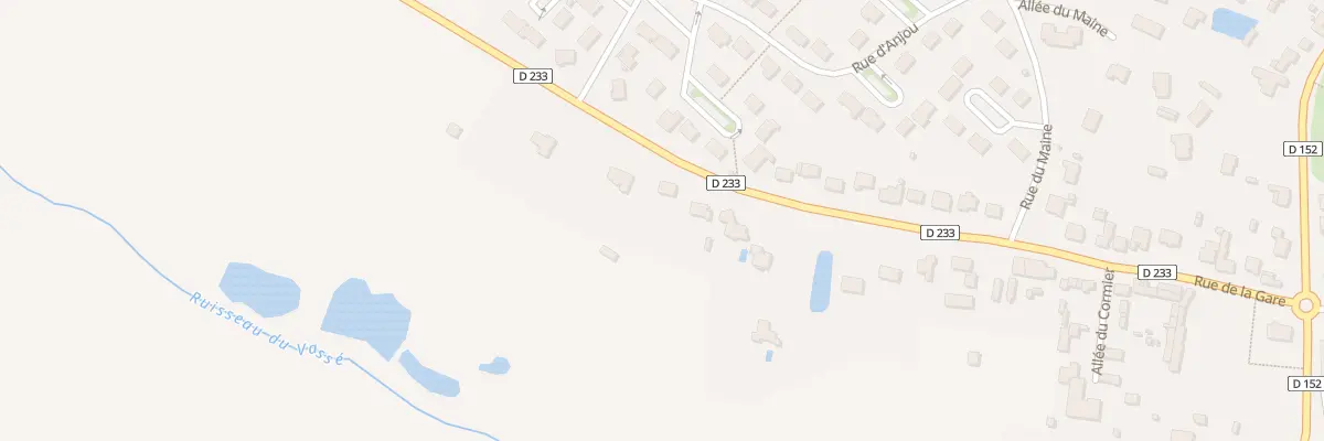 Plan du 61 Rue de la Gare à Meslay-du-Maine