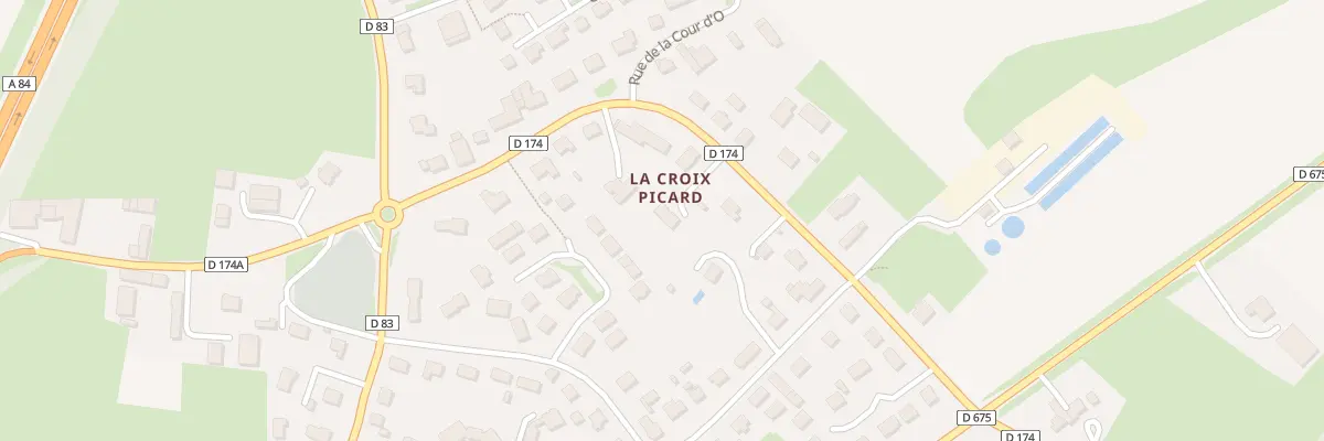 Plan du 14 Rue de la Croix Picard Noyers à Val d’Arry