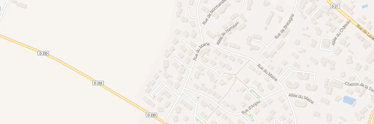 Plan du 2 All du Vassé à Meslay-du-Maine