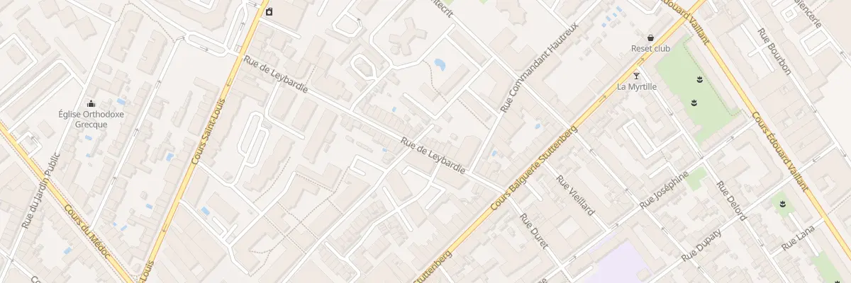 Plan du 24B Rue de Leybardie à Bordeaux