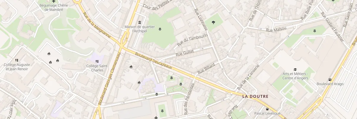 Plan du 21 Rue Guittet à Angers