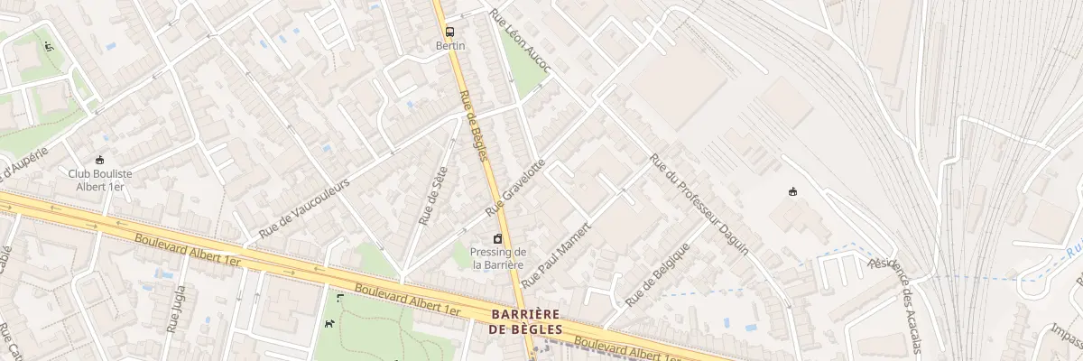 Plan du 38 Rue Gravelotte à Bordeaux
