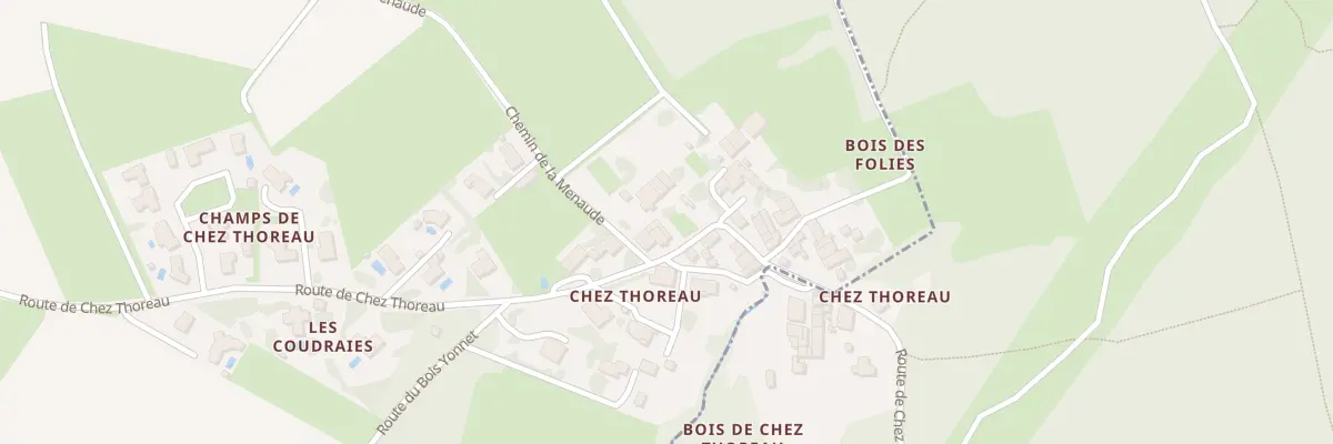 Plan du 30 Rte de Chez Thoreau à Fontcouverte