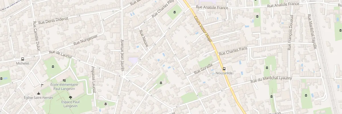 Plan du 32 Rue du Général Cremer à Bègles
