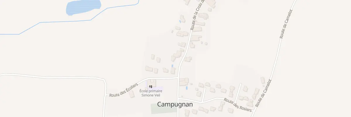 Plan du 32 Le Bourg à Campugnan