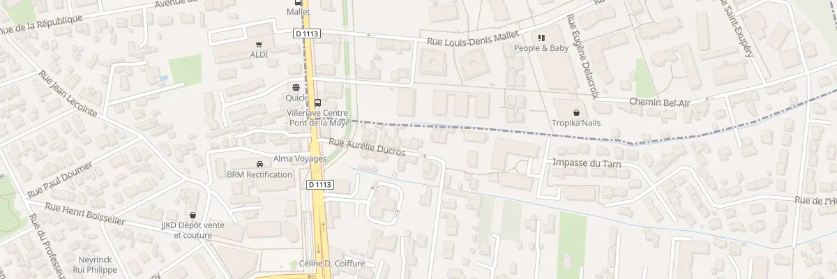 Plan du 20 Rue Aurelie Ducros à Villenave-d’Ornon