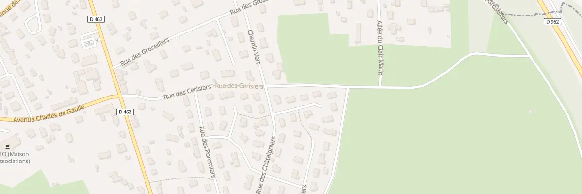Plan du 1 Imp des Pruniers à Saint-Georges-des-Groseillers