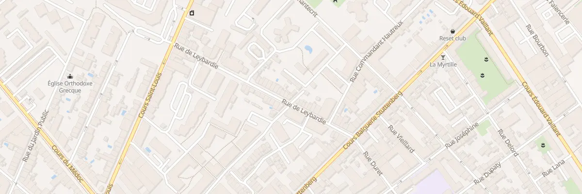 Plan du 26 Rue de Leybardie à Bordeaux