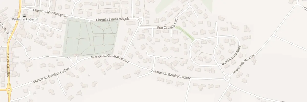Plan du 13 Rue Francis Planté à Saint-Sever
