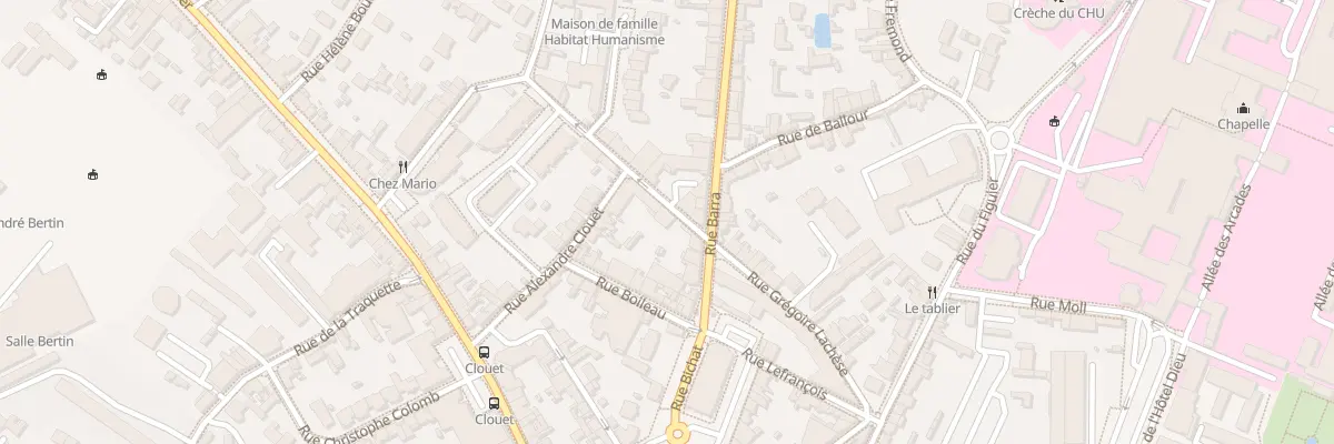 Plan du 1B Rue du Champ de Bataille à Angers