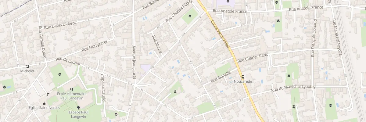Plan du 36 Rue du Général Cremer à Bègles