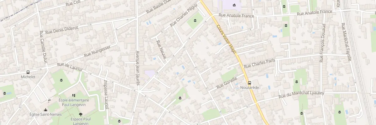 Plan du 38 Rue du Général Cremer à Bègles