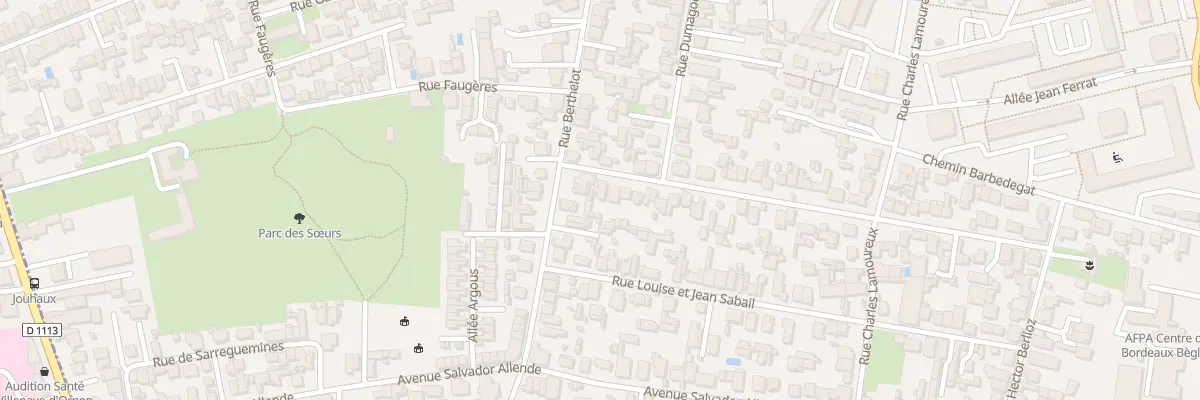 Plan du 68 Rue A et E Dupeyron à Bègles