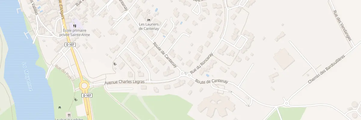 Plan du 25 Rte de Cantenay à Cantenay-Épinard