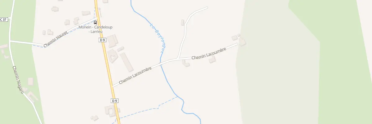 Plan du 9056 Che Lacournère à Monein