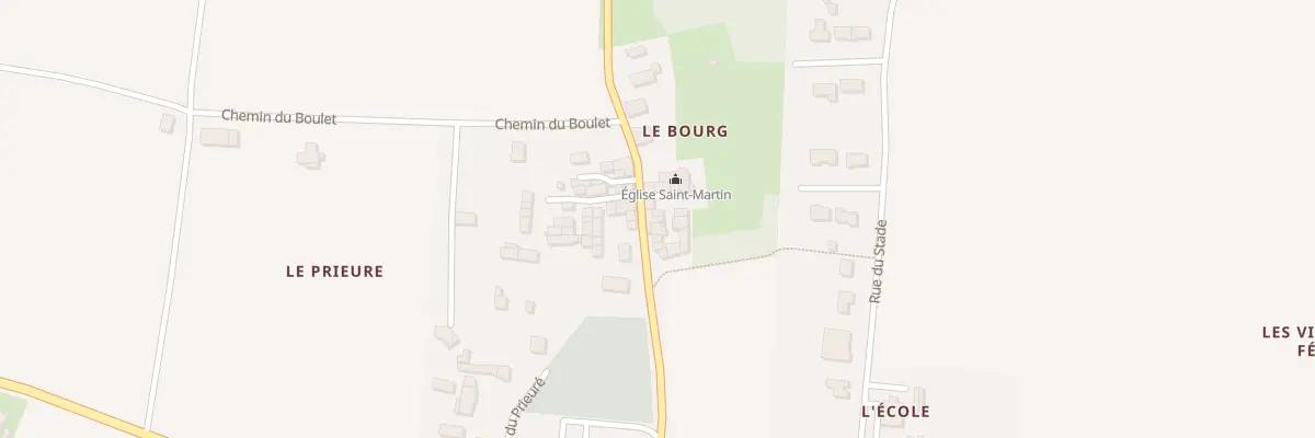Plan du 4 Rue Saint Martin à La Vergne