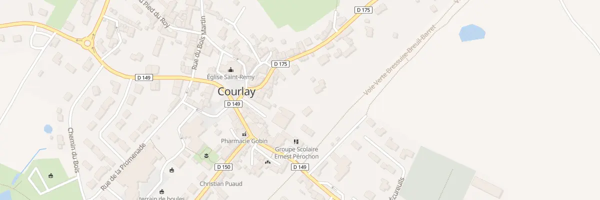 Plan du 28 Rue Saint Eloi à Courlay