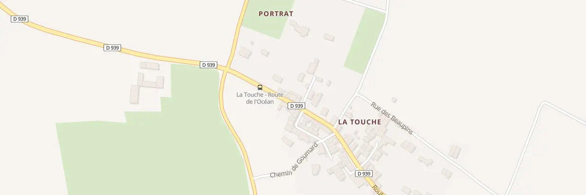 Plan du 16 Rte de l’Océan à La Vergne