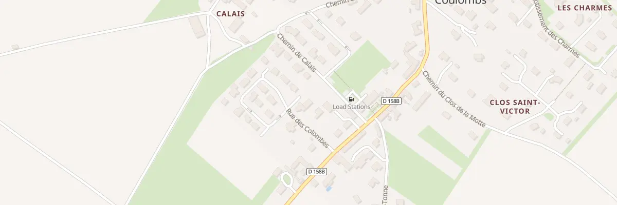 Plan du 6 Rue des Colombes ( Coulombs) à Moulins-en-Bessin