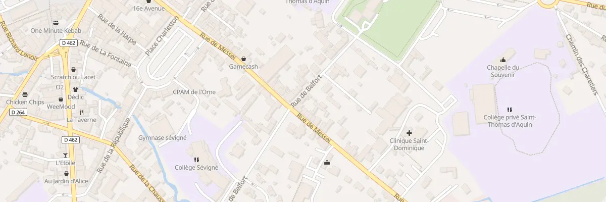 Plan du 17 Rue de Belfort à Caligny