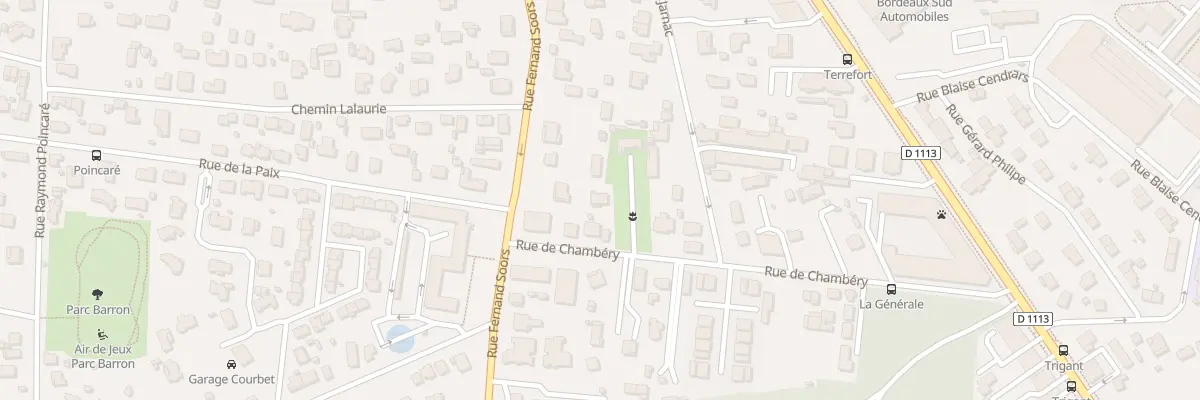 Plan du 70T Rue Fernand Soors à Villenave-d’Ornon
