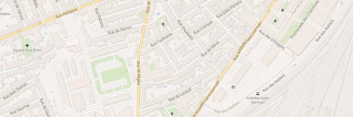 Plan du 53 Rue de Nerac à Bordeaux