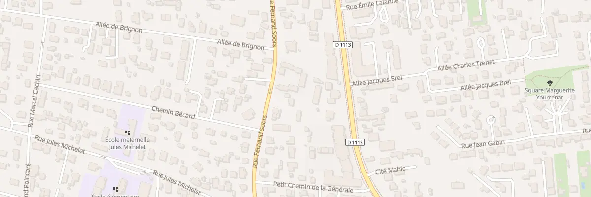 Plan du 36A Rue Fernand Soors à Villenave-d’Ornon