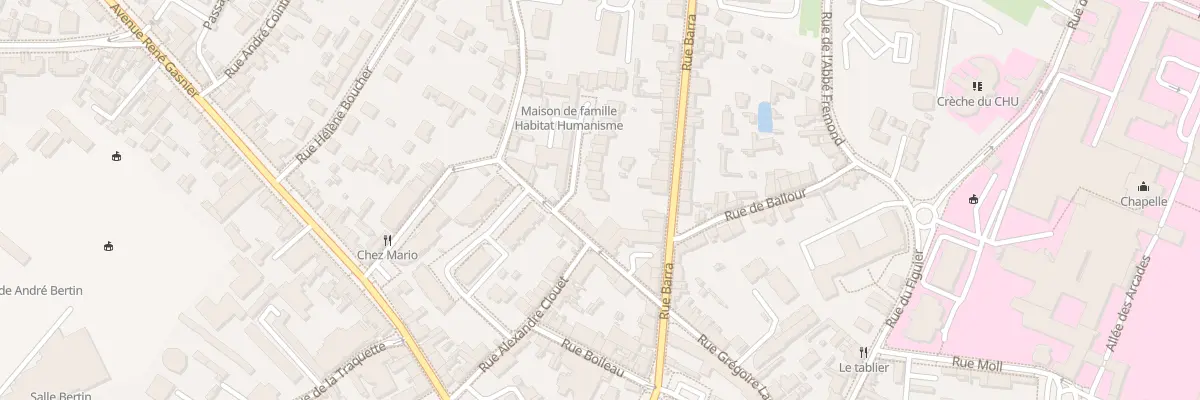 Plan du 2 Sq Henri Farman à Angers