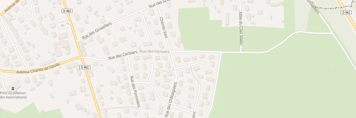 Plan du 1 Rue des Chataigniers à Saint-Georges-des-Groseillers