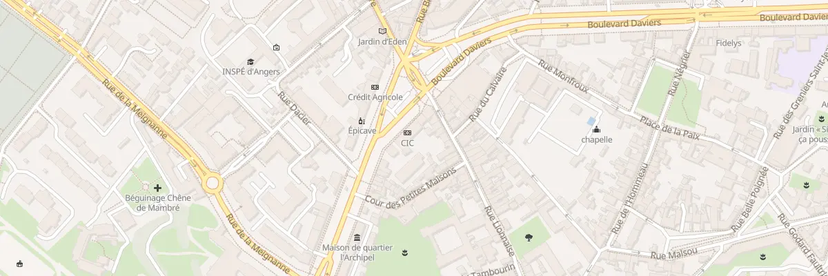 Plan du 59 Rue Lionnaise à Angers