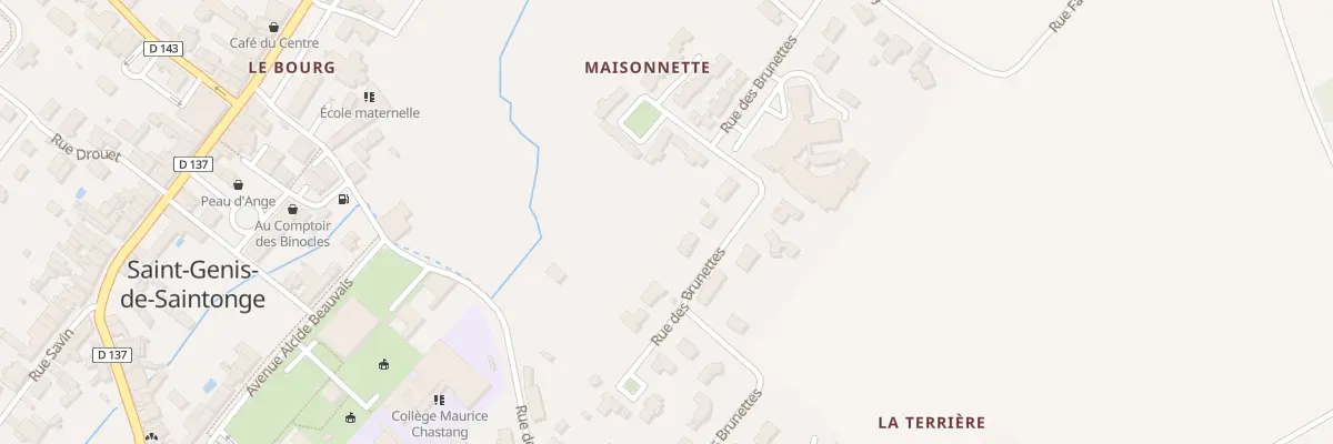 Plan du 10 Rue des Brunettes à Saint-Genis-de-Saintonge