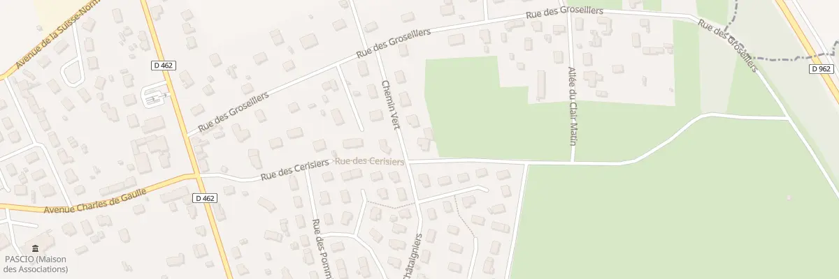 Plan du 7 All du Chemin Vert à Saint-Georges-des-Groseillers