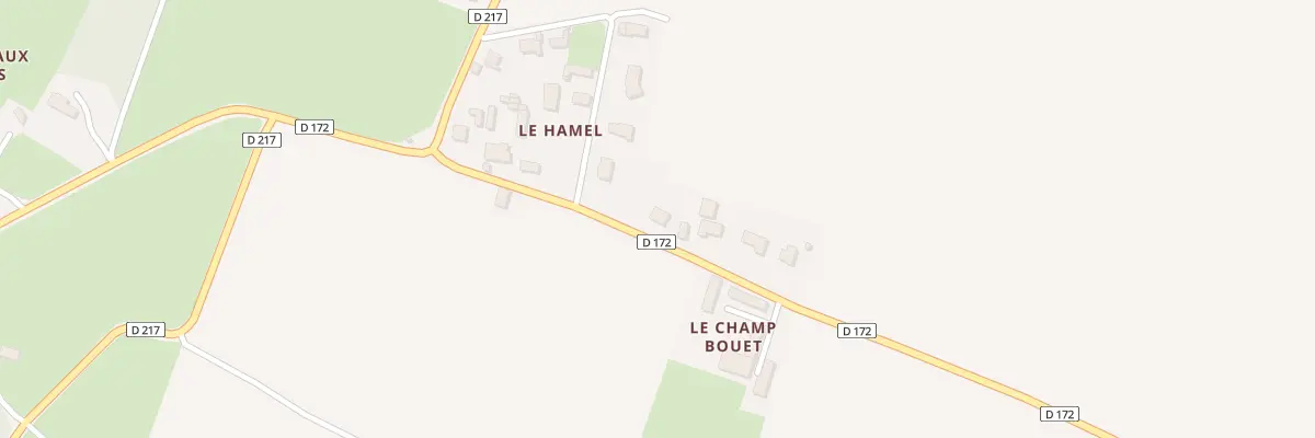 Plan du 5043 Le Hamel à Cristot