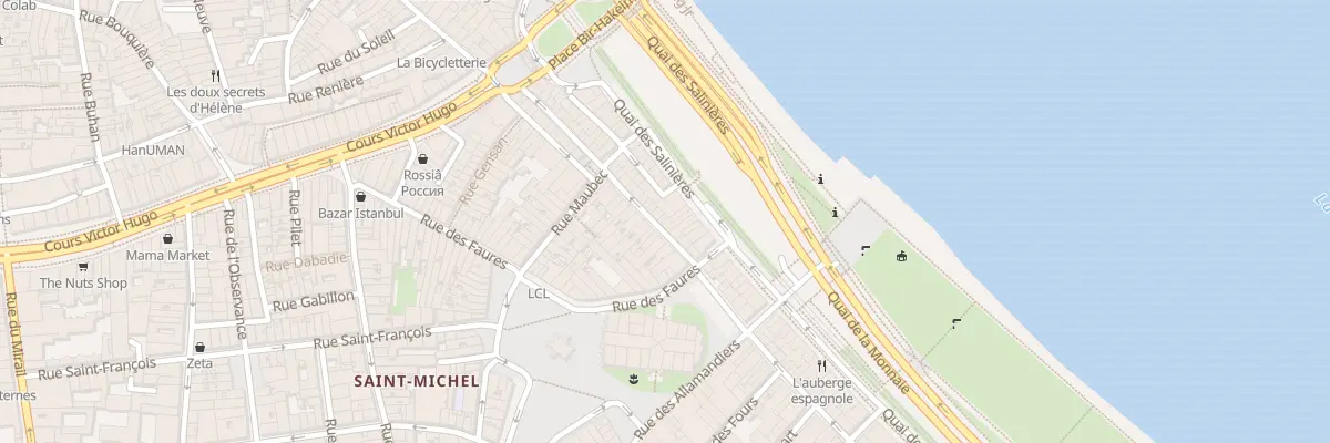 Plan du 48 Rue de la Fusterie à Bordeaux