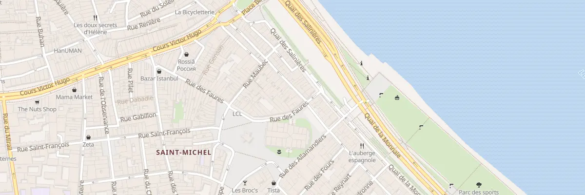 Plan du 49 Rue de la Fusterie à Bordeaux