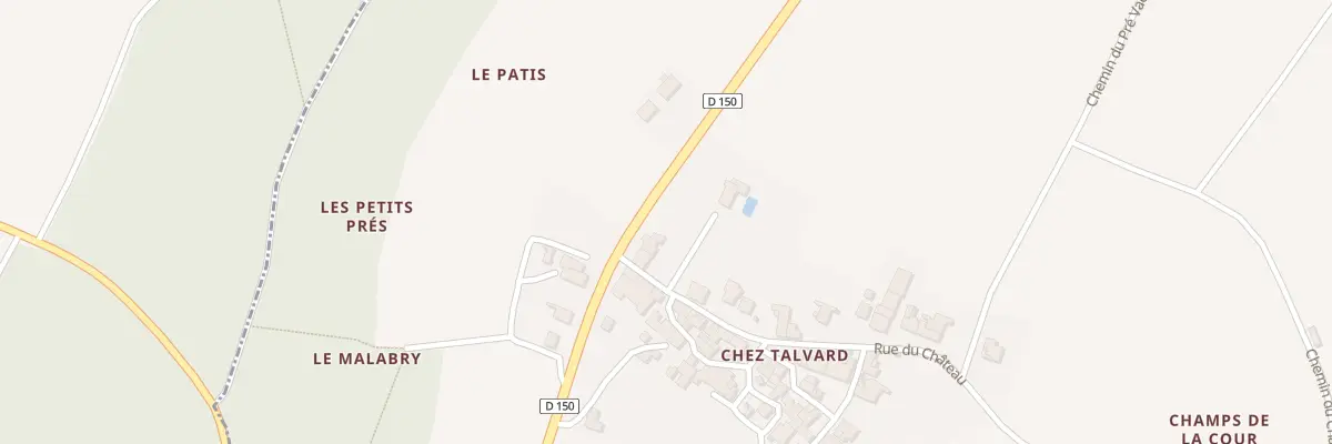 Plan du 28 Rte Nationale à Vénérand