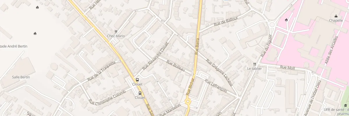 Plan du 12 Rue Boileau à Angers