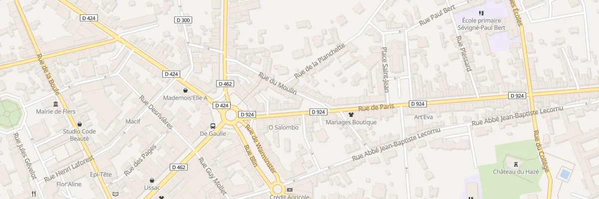 Plan du 34B Rue du Moulin à Flers