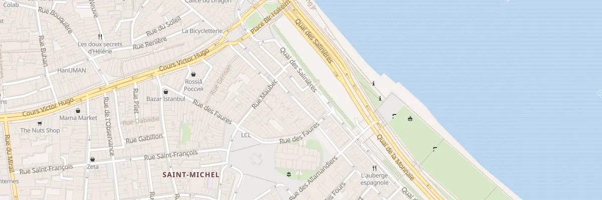 Plan du 46 Rue de la Fusterie à Bordeaux