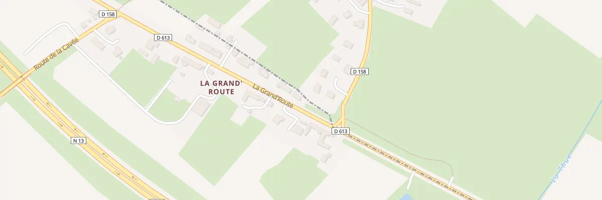 Plan du 9 La Grand Route à Thue et Mue