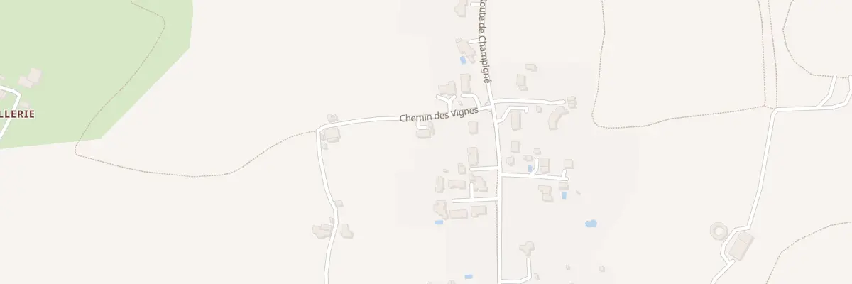 Plan du 1 Chem des Vignes à Écuillé