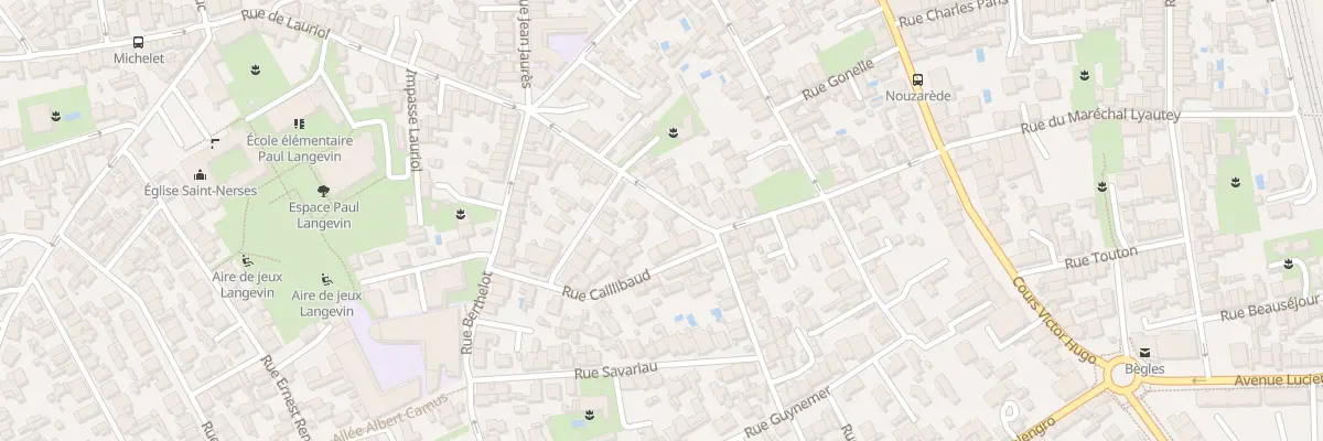 Plan du 36 Rue Adrien Nouzarede à Bègles